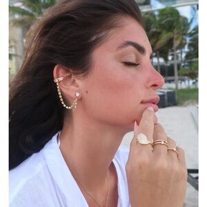 Noa diamond rope Ear cuff brand new